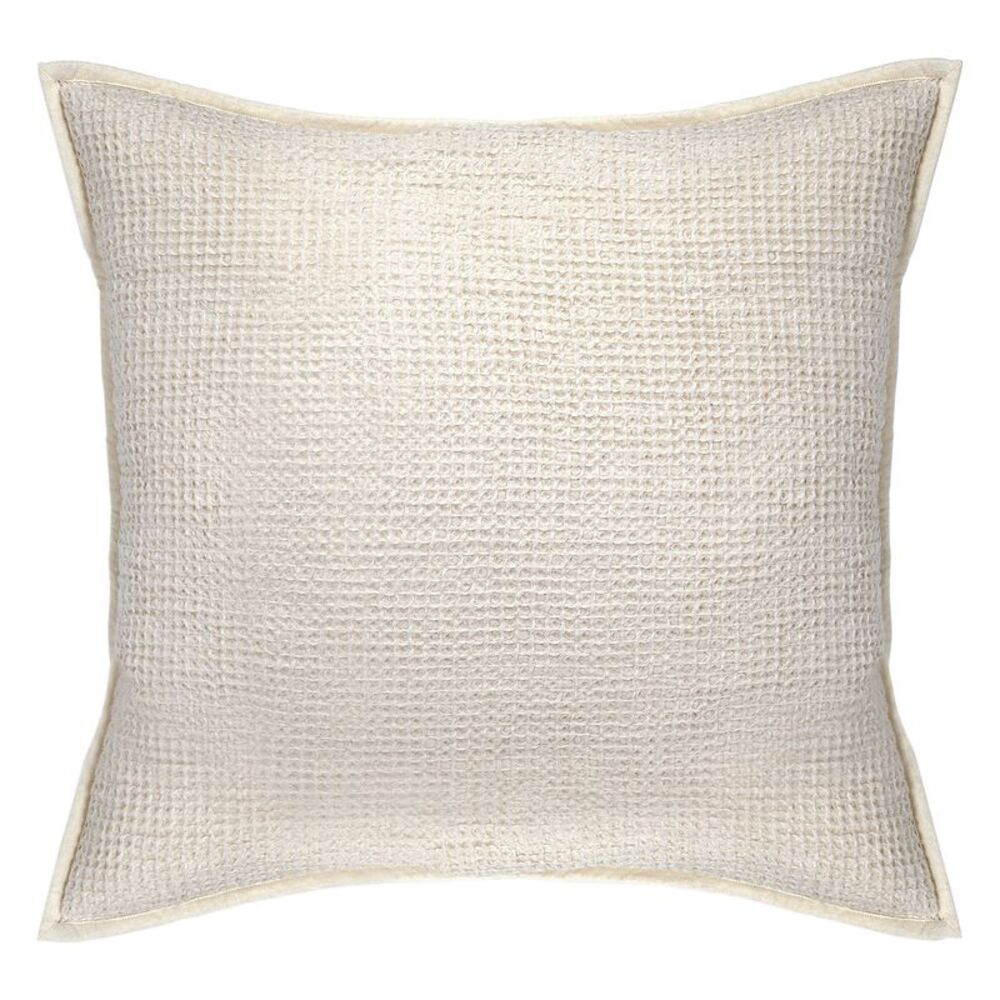 Nate Berkus Signature Collection Waffle Euro Sham Parchment - NWT $98